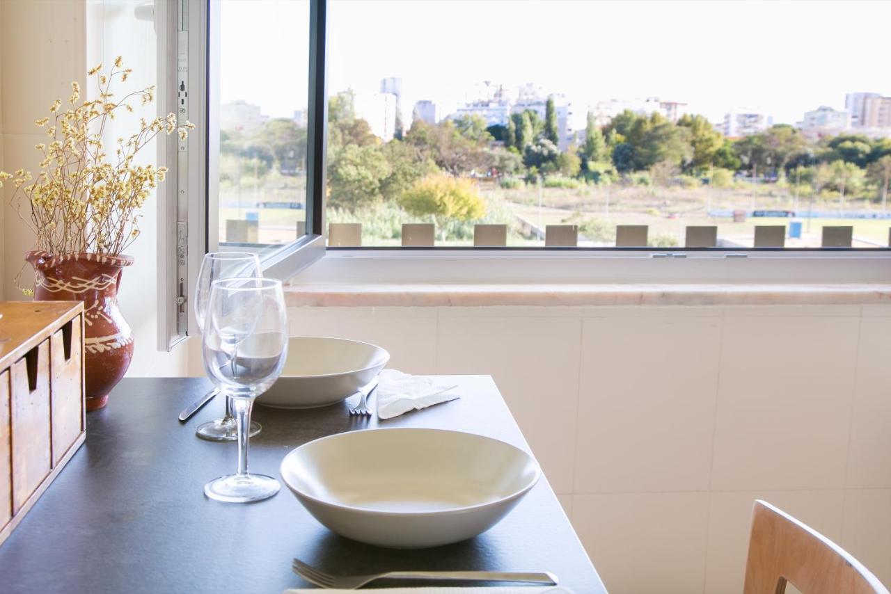 Apartamento Central Setubal Sossegado E Com Luz エクステリア 写真